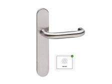 Kování interiérové UFO VL 36300D klika/klika 90 mm WC matná nerez E