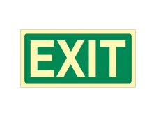 Tabulka bezpečnostní - EXIT fotoluminiscenční