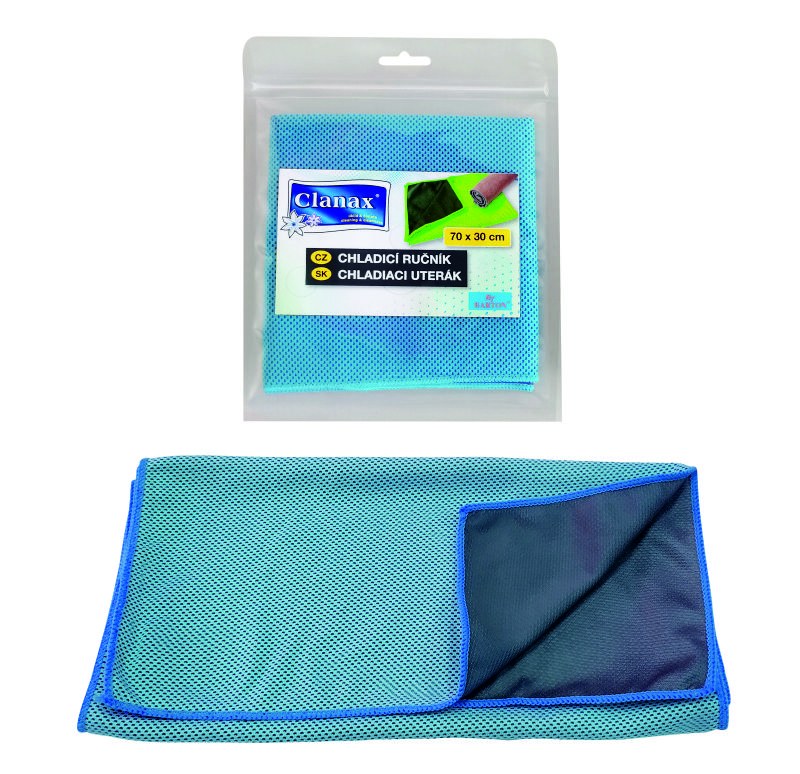 Ručník chladící 70 x 30 cm (různé barvy) - Vybavení pro dům a domácnost Doplňky a pomůcky koupelnové
