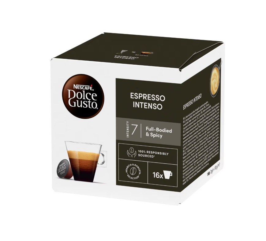 Káva Nescafe DG Espresso Intenso 112 g - Delikatesy Káva, čaj, nealkoholické nápoje