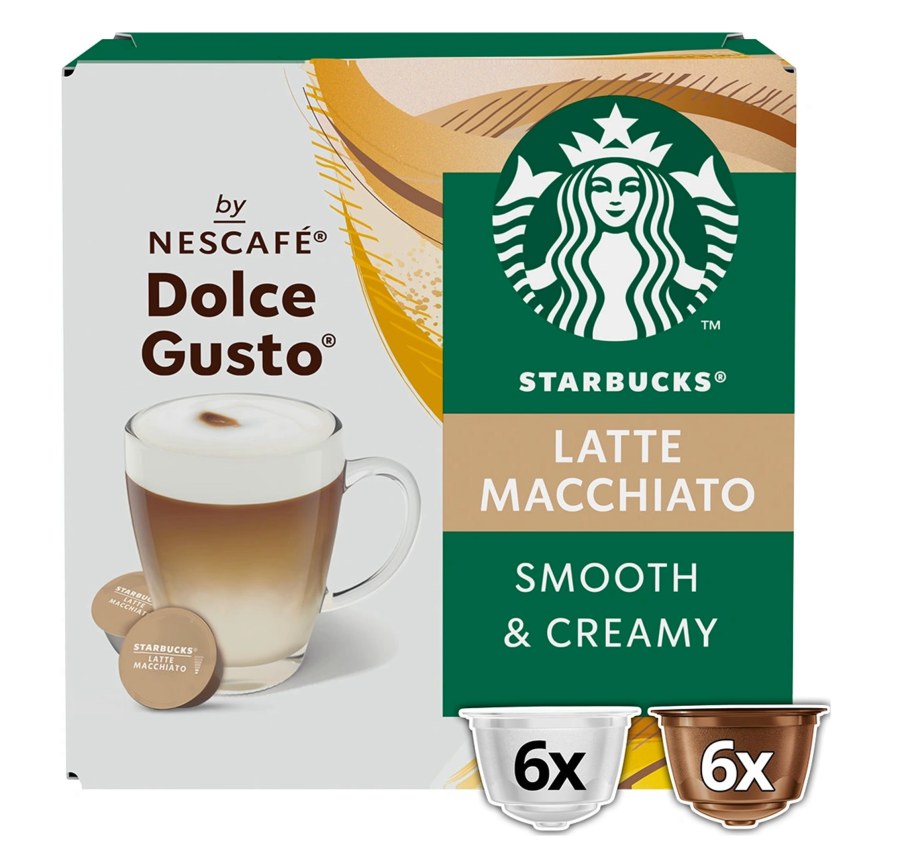 Káva Starbucks Latte Macchiato 129 g Káva Starbucks Latte Macchiato 129 g - Delikatesy Káva, čaj, nealkoholické nápoje
