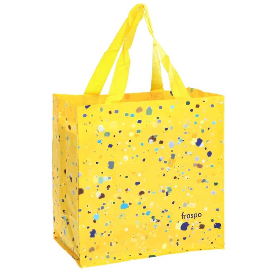 Taška ekologická na opakované použití MINI žlutá kaňky 25 x 27 cm - Vybavení pro dům a domácnost Doplňky a pomůcky kuchyňské, bytové