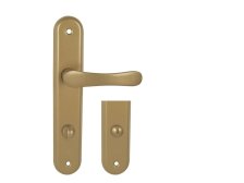 Kování interiérové klika/klika MICHAELA 72 mm WC zlatá