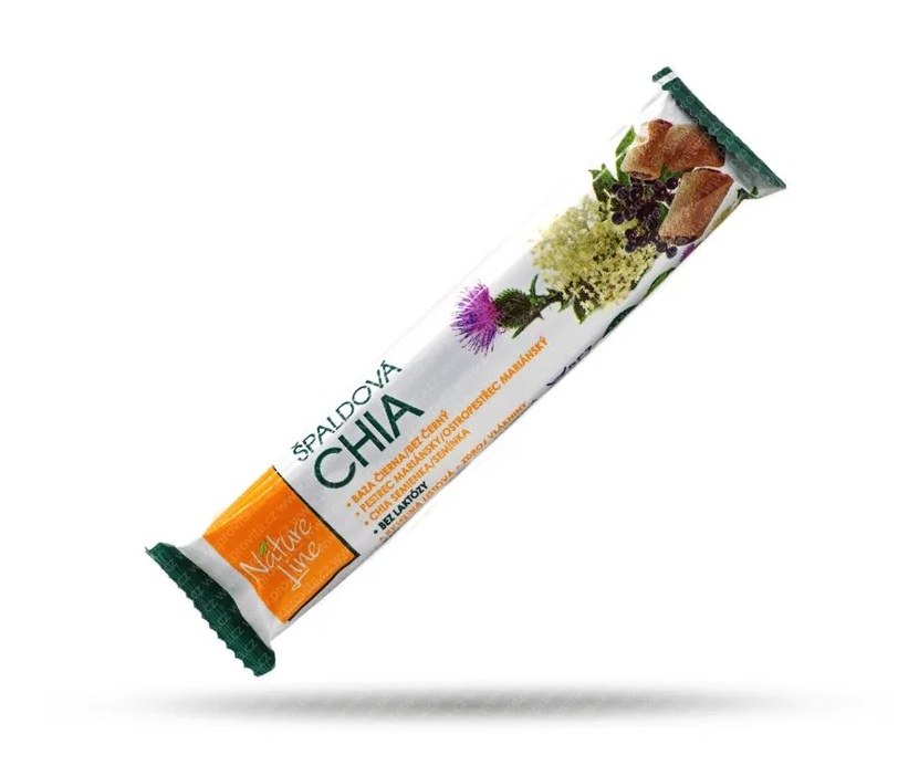 Sušenky špaldové Chia 65 g PLH - Delikatesy Čokolády, bonbony, sladkosti