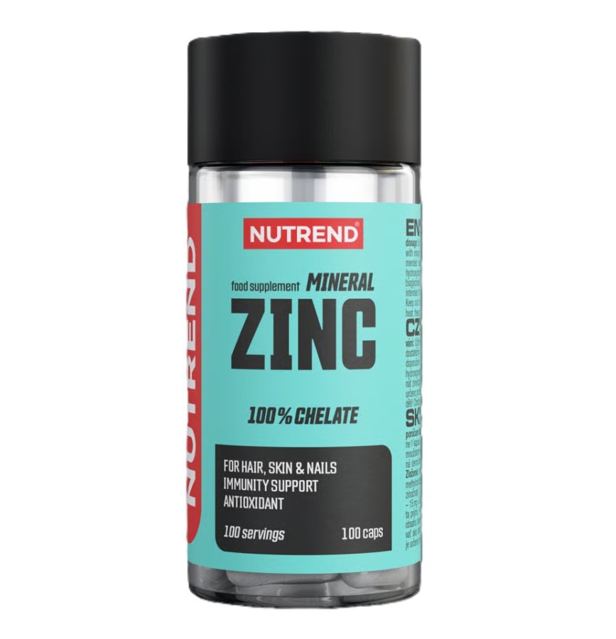 Mineral Zinc 100% Chelate 100 kapslí - Doplňky stravy, proteinové výrobky