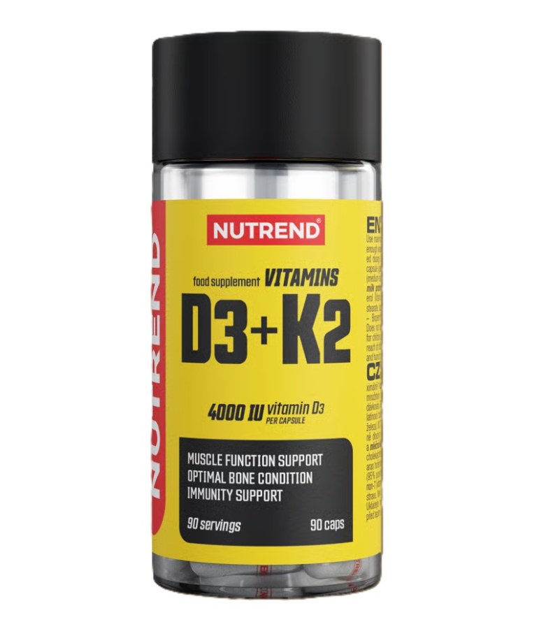 Vitamíny D3 + K2 90 kapslí - Doplňky stravy, proteinové výrobky