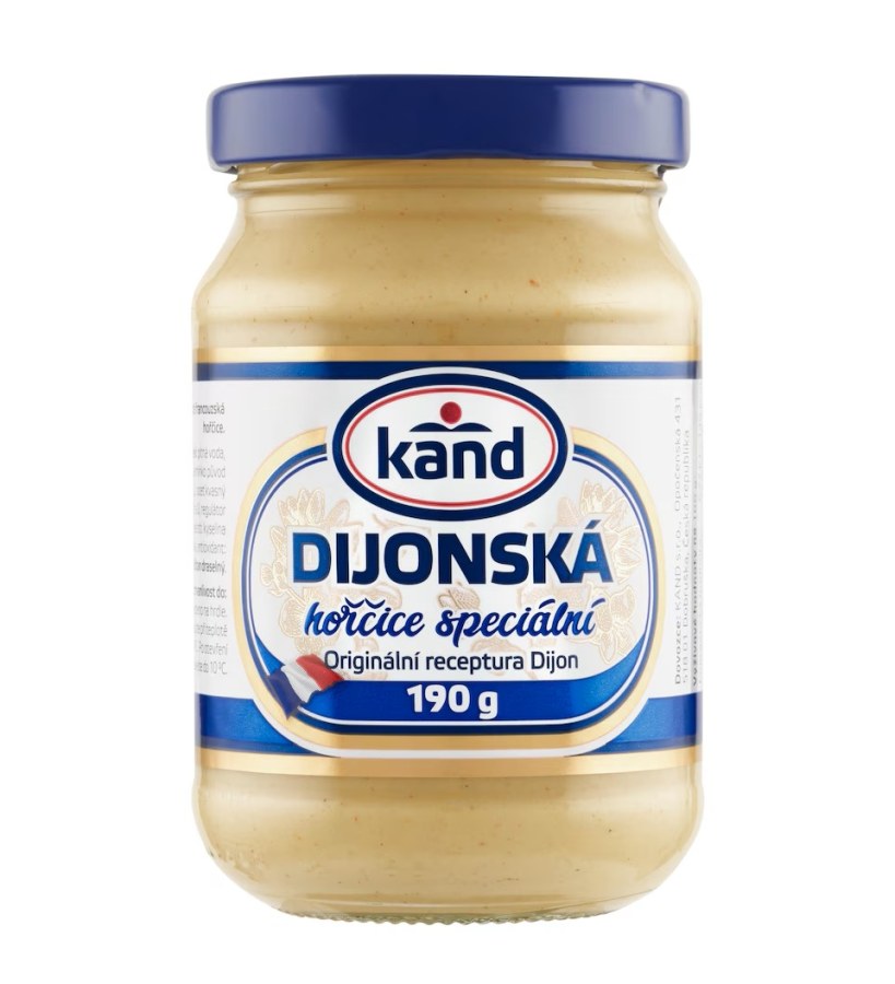 Hořčice dijonská KAND 190 g - Koření, dochucovadla, sladidla