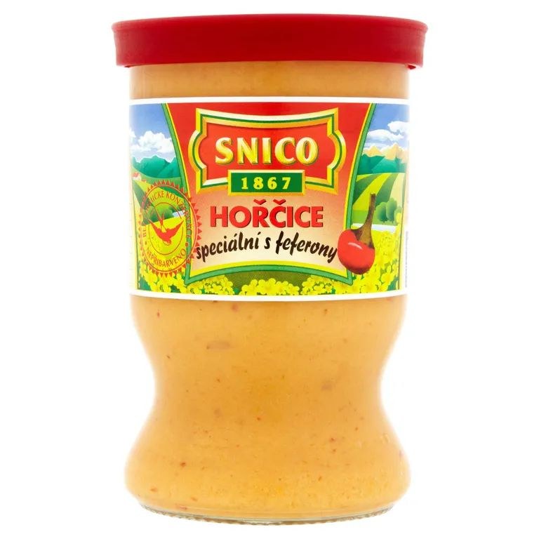 Hořčice s feferony SINCO 180 g - Koření, dochucovadla, sladidla
