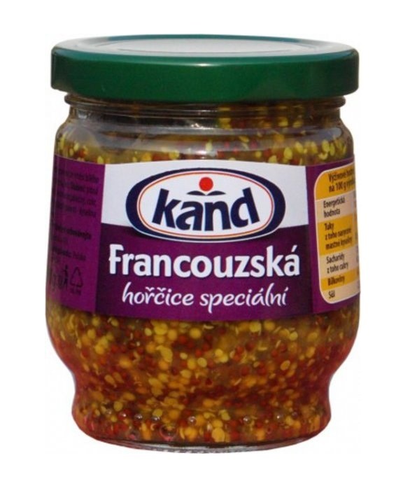 Hořčice francouzská se semínky KAND 190 g - Koření, dochucovadla, sladidla