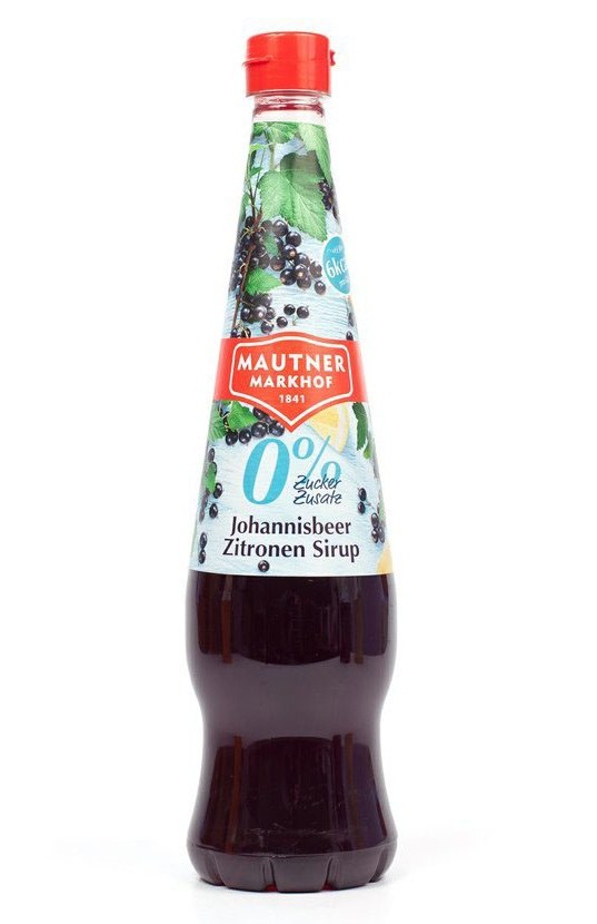 Sirup 0% cukru černý rybíz - citron MM 700 ml - Delikatesy Marmelády, pomazánky, sirupy, ostatní