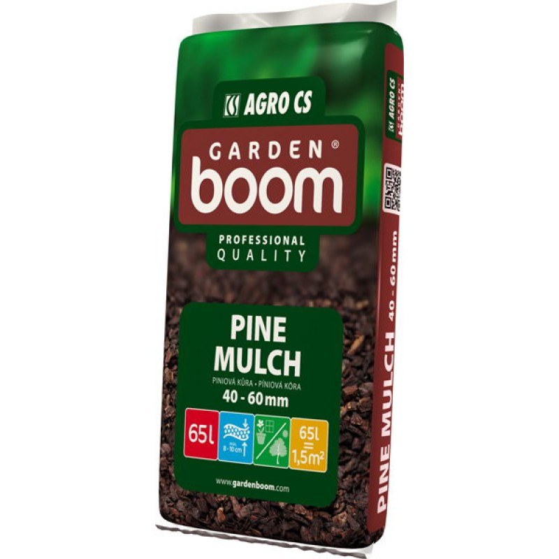 Kůra piniová 40-60 mm 65 l Garden Boom Kůra piniová 40-60 mm 65 l Garden Boom - Vybavení pro dům a domácnost Zemina, substráty, rašelina, kůra