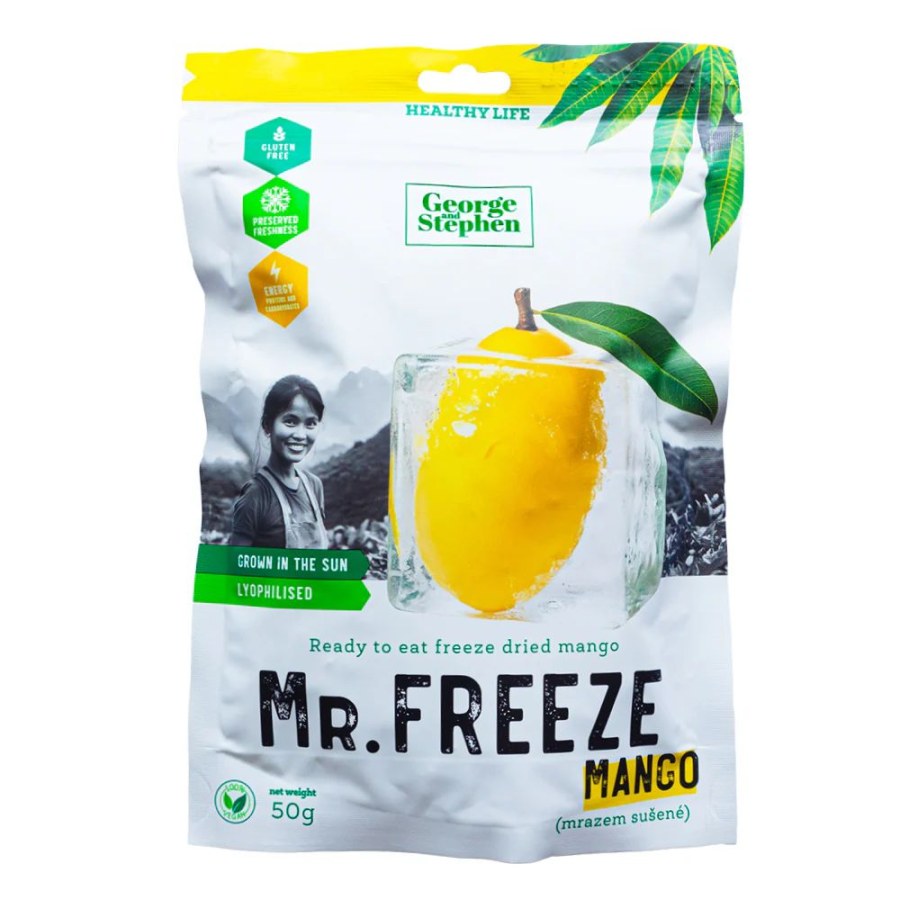 Mango sušené mrazem 50 g Mr. FREEZE Mango sušené mrazem 50 g Mr. FREEZE - Delikatesy Ořechy, sušené ovoce, müsli, kaše