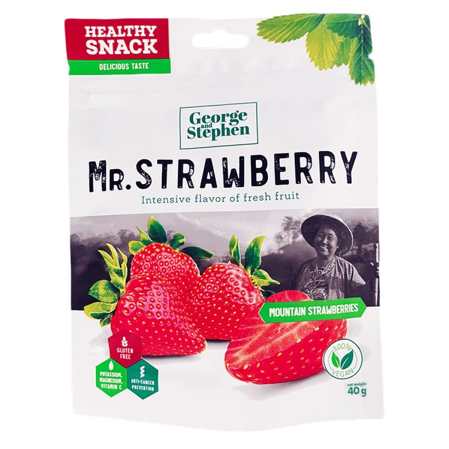 Jahody sušené celé 40 g Mr.STRAWBERRY