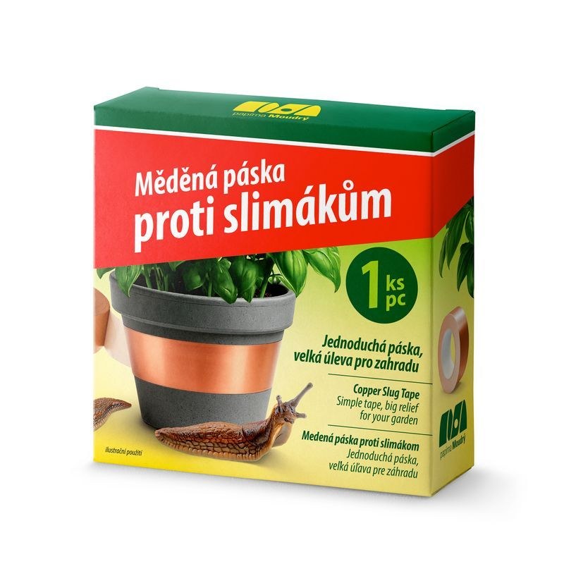 Páska proti slimákům, 2,5 cm x 4 m, měděná - Vybavení pro dům a domácnost Odpuzovače, lapače, pastičky