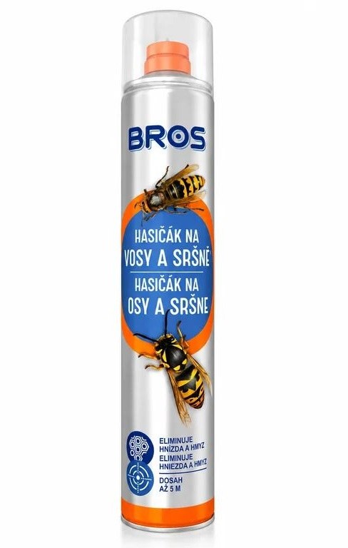 Spray - hasičák proti vosám a sršňům BROS, 600 ml Spray - hasičák proti vosám a sršňům BROS, 600 ml - Vybavení pro dům a domácnost