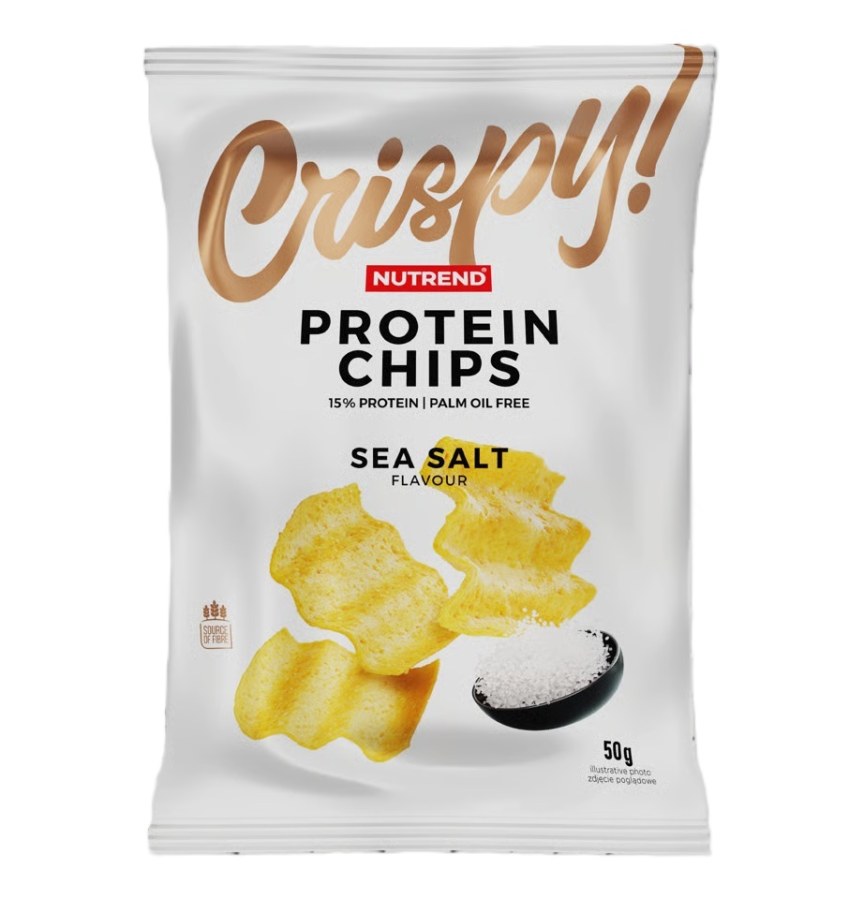 Chipsy proteinové čočkové, mořská sůl 40 g - Doplňky stravy, proteinové výrobky
