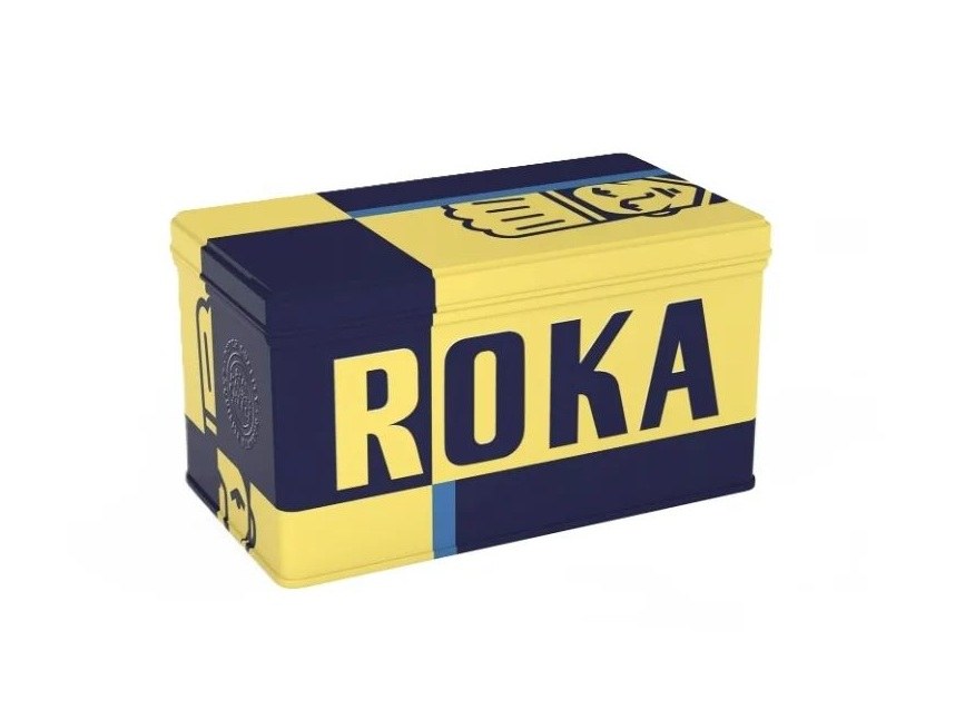 Sušenky Roka s goudou 140 g v dárkové plechové dóze Sušenky Roka s goudou 140 g v dárkové plechové dóze - Delikatesy Slané delikatesy