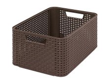 Koš Curver® STYLE2 M, tmavěhnědý, 38 x 29 x 17 cm