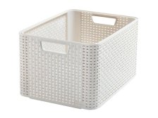 Koš Curver® STYLE L, krémový, 32,6 x 43,6 x 23 cm