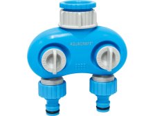 Rozbočovač zahradní na 2 hadice AQUACRAFT® 550259, Premium