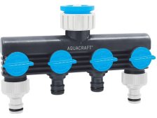 Rozbočovač zahradní na 4 hadice AQUACRAFT® 550259, Premium