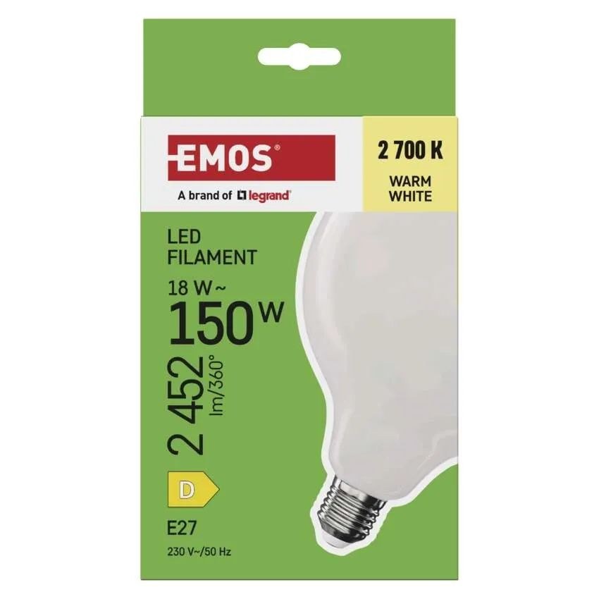 Žárovka LED ZF2D82 LED FLM G125 GLOBE 18 W (150 W) 2452 lm E27 NW ML Žárovka LED ZF2D82 LED FLM G125 GLOBE 18 W (150 W) 2452 lm E27 NW ML - Vybavení pro dům a domácnost Svítilny, žárovky, elektrické přísl.