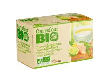 Čaj zelený citrón BIO 20 x 1,5 g CRF