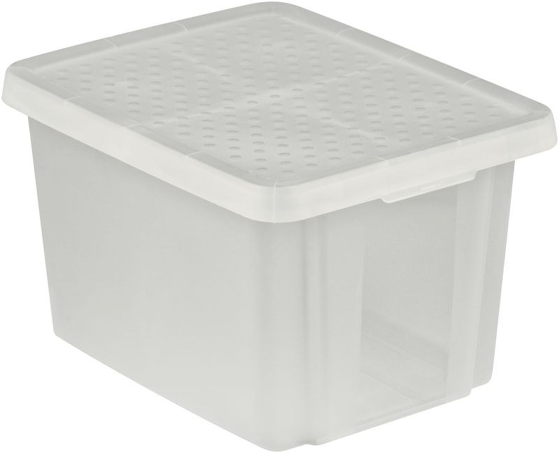 Box s víkem 44 x 34 x 27 cm 26 l, průsvitný, Curver® ESSENTIALS Box s víkem 44 x 34 x 27 cm 26 l, průsvitný, Curver® ESSENTIALS - Vybavení pro dům a domácnost