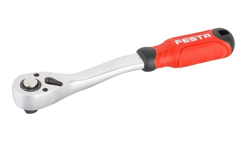 Ráčna vyhnutá 1/2" 45T CrV/CrMo FESTA