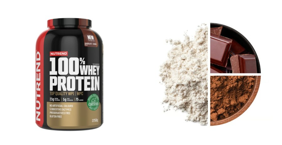 Protein Whey 100% syrovátkový čokoláda-kakao 2250 g - Doplňky stravy, proteinové výrobky