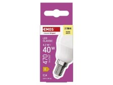 Žárovka LED ZQ1E21 CLS MINI GLOBE 4,2 W (40 W) 470 lm, E14 WW