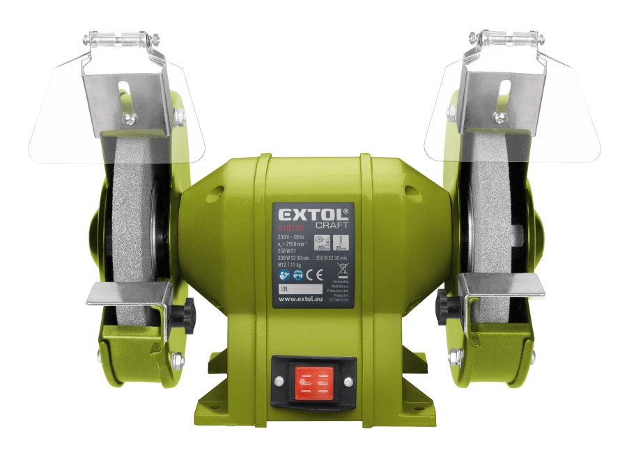 Bruska stolní dvoukotoučová, 350 W, EXTOL CRAFT