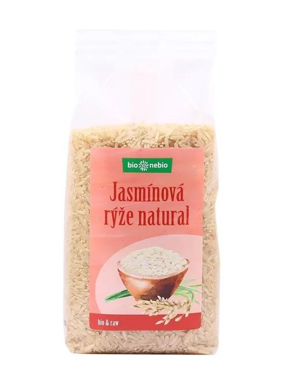 Rýže jasmínová natural 500 g BIO BIONEBIO - Trvanlivé potraviny