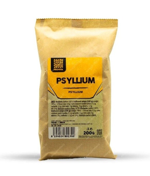 Psyllium 200 g PROVITA - Trvanlivé potraviny