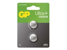Baterie lithiová knoflíková B15163UP GP Ultra plus CR2016 2BL