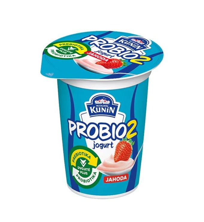 Jogurt jahoda PROBIO 140 g KUNÍN - Delikatesy Ostatní delikatesy