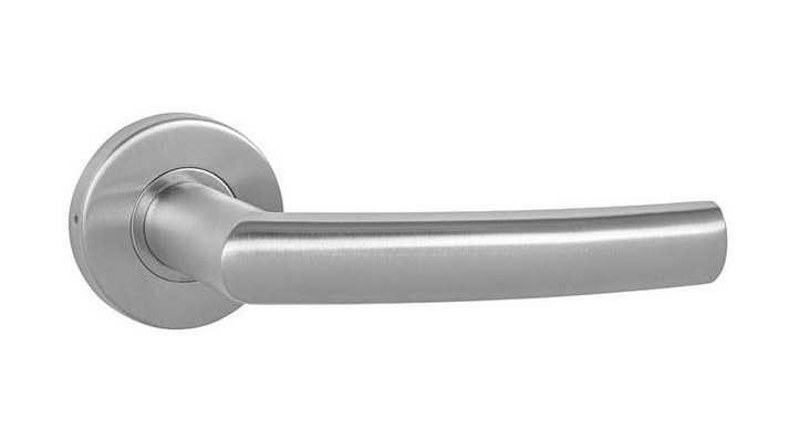 Kování rozetové ESSO-R klika/klika bez spodních rozet broušená nerez BN Kování rozetové ESSO-R klika/klika bez spodních rozet broušená nerez BN - Kliky, okenní a dveřní kování, panty Kování dveřní Kování dveřní mezip. chrom, nikl, nerez