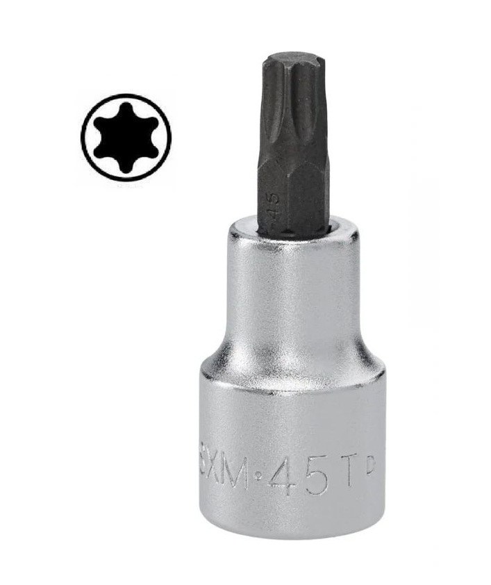 Hlavice zástrčná TORX T45, 1/2" - Nářadí ruční a elektrické, měřidla Nářadí ruční Klíče, hlavice zástrčné