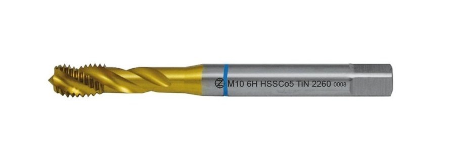 Závitník strojní M3 x 0,5 ISO2 HSSCo5 TiN DIN 371 RSP35 - 2260
