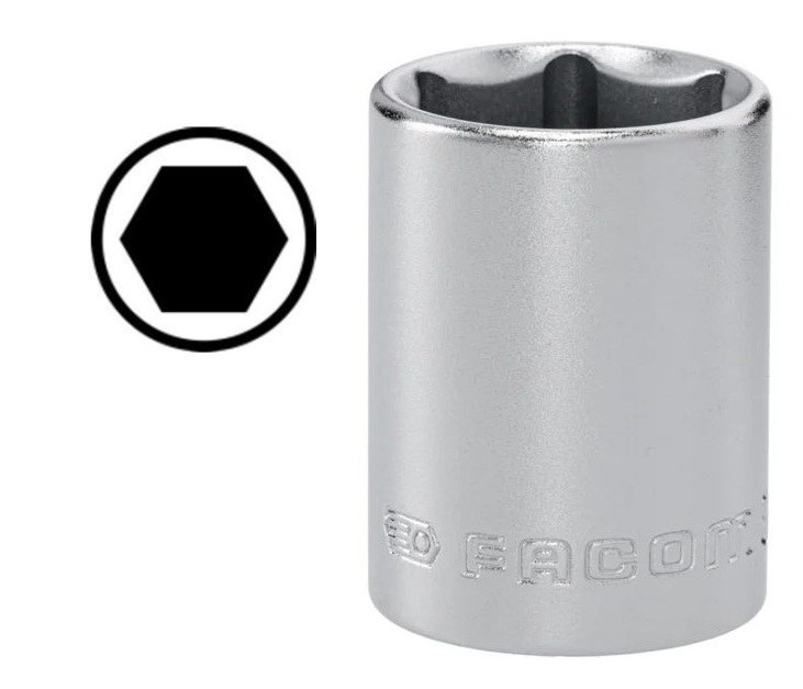 Hlavice metrická 21 mm 1/2" 6hranná FACOM Hlavice metrická 21 mm 1/2" 6hranná FACOM - Nářadí ruční a elektrické, měřidla Nářadí ruční Klíče, hlavice nástrčné