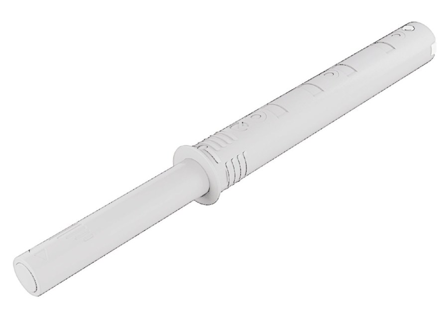 Spínač tlakový s dorazem pro bezúchytkové otvírání K-Push Tech dlouhý, bílý