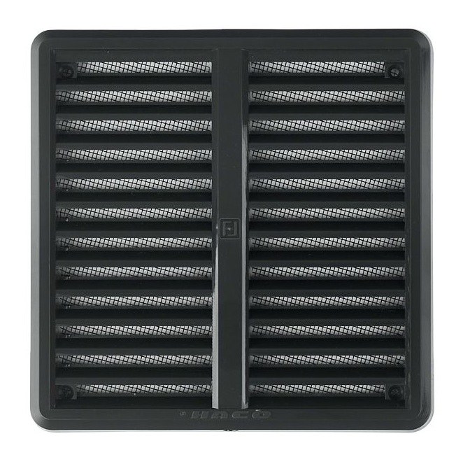 Mřížka větrací se síťovinou - krytka 150 x 150 mm K antracit - Vybavení pro dům a domácnost Stavební prvky Mřížky větrací