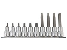 Sada hlavic zástrčných na liště 1/2" - TRX 25-30-40-45-50-55, TRX prodloužené 40-45-50-55