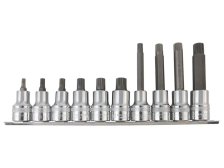 Sada hlavic zástrčných na liště 1/2" - XZN M 5-6-8-10-12-14, XZN prodloužené M 8-10-12-14