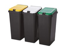Koš na tříděný odpad BIDO 3 x 45 l