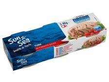 Tuňák v rajčatové omáčce 3 x 80 g SUN&SEA
