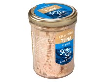 Tuňák žlutoploutvý ve vlastní šťávě 200 g ve skle SUN&SEA