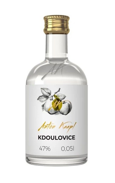 Destilát Kdoulovice 47%, 0,5 l Anton Kaapl - Whisky, destiláty, likéry Pálenka