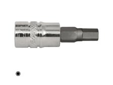 Hlavice zástrčná 1/4" imbus 6 mm